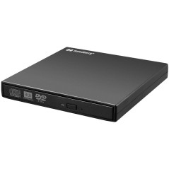Sandberg USB Mini DVD Burner - Powerful External DVD Writer for Easy Data Storage & Backup (5705730133664)